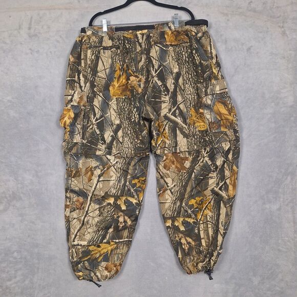 Remington Mossy Oak Camo Convertible Hunting Pants/shorts Mens 2XL (40) belted - Picture 2 of 13